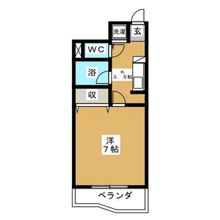 N-ONEビル【2階】の間取り
