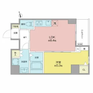 VERITAS IZUMI【7階】の間取り