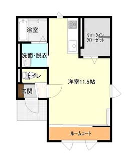 ドライデンコートA棟【1階】の間取り