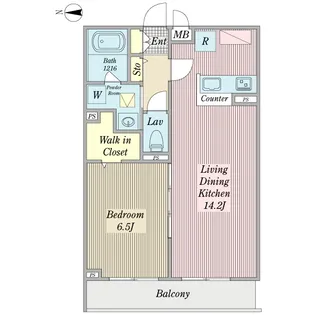 シュエット【1階】の間取り