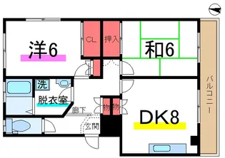 三和ハイム【1階】の間取り