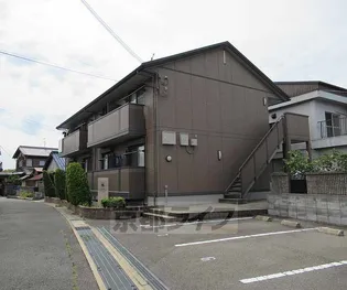 京都府京田辺市三山木谷ノ上【アパート】の外観