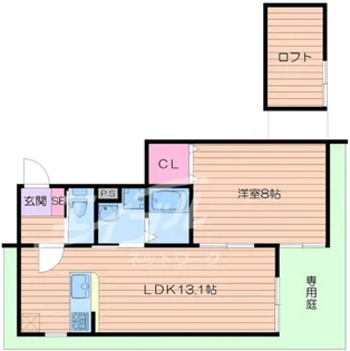 Massimo関目【1階】の間取り