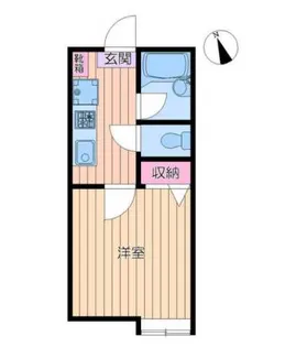 アロース西早稲田【2階】の間取り