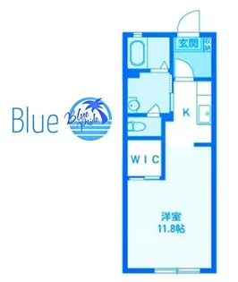 レフィナード橘【2階】の間取り