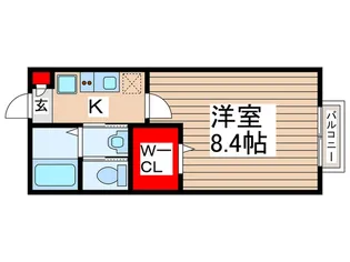 マ-ブルコ-ト南流山【2階】の間取り