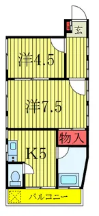 中板橋IMAハウス【2階】の間取り