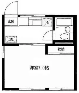 キャッスル【1階】の間取り