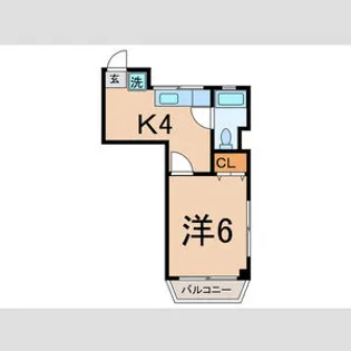 有田マンション【1階】の間取り
