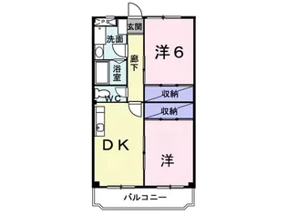 モンレーヴ21【3階】の間取り