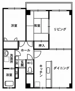 メゾン・ド・パピヨン【2階】の間取り