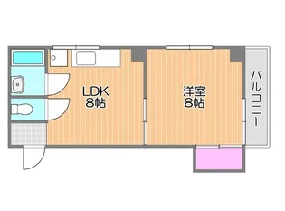 グランメリー東山【6階】の間取り