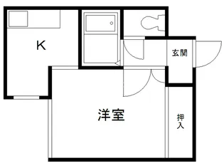 サンハイツ青森【2階】の間取り