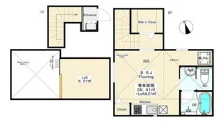 レグノ・ヴィーノ【2階】の間取り