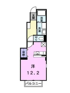 セレノ東野 B【1階】の間取り