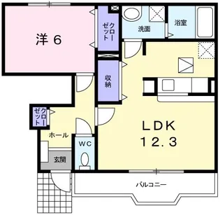 ファミーユ【1階】の間取り
