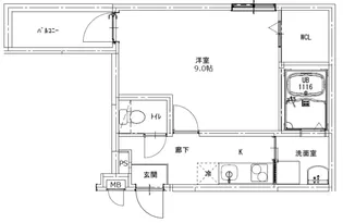 フジパレス高井田3番館【1階】の間取り