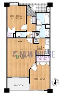 アビテ神楽坂【5階】の間取り