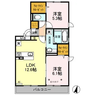 グランドネス【2階】の間取り