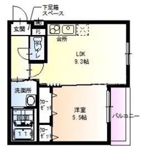 フジパレス西加賀屋VI番館【3階】の間取り