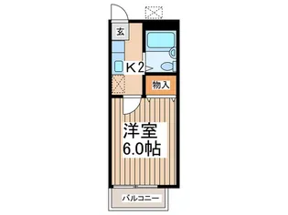 サウスゲイトビラ【2階】の間取り