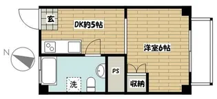千石メーゾン【4階】の間取り