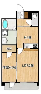 メゾン・ド・アネモネ【1階】の間取り