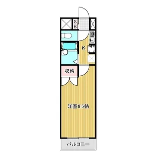 リバーサイドパレス【3階】の間取り