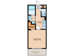 シェルボヌール周船寺【5階】の間取り