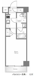 ベルシード池袋本町【4階】の間取り