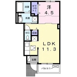 マスコリーノ【1階】の間取り