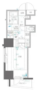 ZOOM川崎EAST【11階】の間取り
