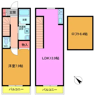 ボワ・リジェール・トワの間取り