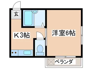 ハイツタカハシ【2階】の間取り