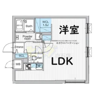 JANUS residences南郷Hills【1階】の間取り