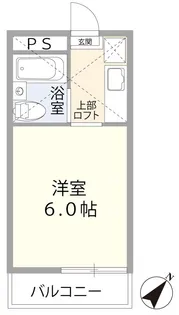 レジデンスATT立川【2階】の間取り