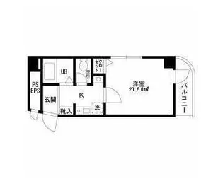 ダイヤモンドレジデンス湯島第2【4階】の間取り