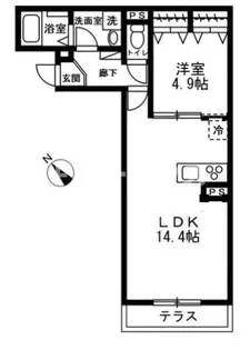 カーサスミレセグンダ【2階】の間取り