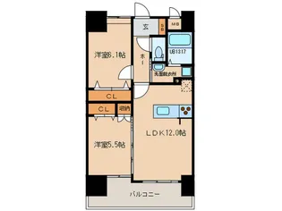 リブラブライト【4階】の間取り