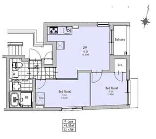 EXAM祐天寺【3階】の間取り