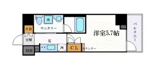 クレヴィスタ横浜関内【5階】の間取り