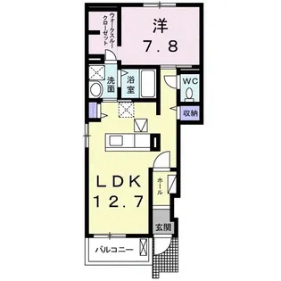 クレア【1階】の間取り