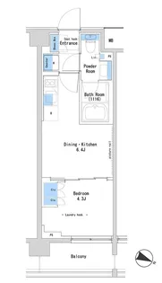 ルフォンプログレ中野富士見町ザ・レジデンス【1階】の間取り