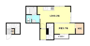 LIFE水島町【2階】の間取り