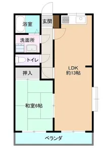 ユーミー清道【2階】の間取り