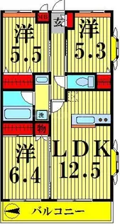 ラフィ-ネ【2階】の間取り
