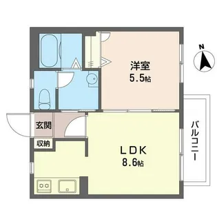 メゾン ド ソレイユ【1階】の間取り
