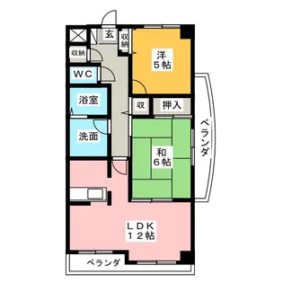フォーシーズンI【3階】の間取り
