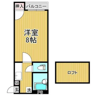 フラワーガーデン水前寺【1階】の間取り