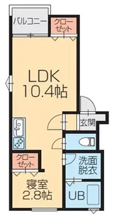 L collection坂内小路【2階】の間取り